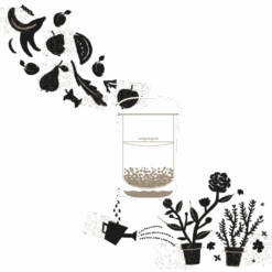 Bykompostspand 2.0 Sort Hav Bokashi 2.0 Starter Sæt 2 Spande, +1 Kg. Kompostgær -Sirius Butik p35708 38052 image 93d8