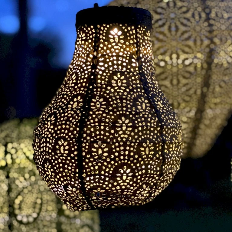 Solcelle Lanterne Fan Taupe Lumiz Solcelle Lanterne Fan Bulb 16 Cm 2 Solcelle Lanterne Fan Taupe Lumiz Solcelle Lanterne Fan Bulb 16 Cm - Billede 2