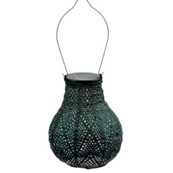Solcelle Lanterne Ikat Grøn Lumiz Solcelle Lanterne Ikat Bulb 16 Cm