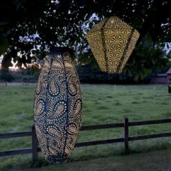 Solcelle Lanterne Sashiko Lysegrøn Lumiz Solcelle Lanterne Sashiko Diamand 28 Cm -Sirius Butik p36342 54422 lumiz solcelle lanterne sashiko 47ec