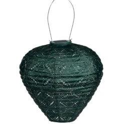 Solcelle Lanterne Mandela Grøn Lumiz Solcelle Lanterne Mandela Ballon 30 Cm