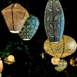 Solcelle Lanterne Mandela Havblå Lumiz Solcelle Lanterne Mandela Ballon 30 Cm -Sirius Butik p36347 54355 lumiz solcelle lanterne mandela c13d