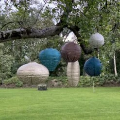 Solcelle Lanterne Mandela Havblå Lumiz Solcelle Lanterne Mandela Ballon 30 Cm -Sirius Butik p36347 54357 lumiz solcelle lanterne mandela daed