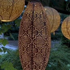 Solcelle Lanterne Bazaar Kobber Lumiz Solcelle Lanterne Bazaar Lang Oval 20 Cm -Sirius Butik p36348 54264 lumiz solcelle lanterne bazaar c95d