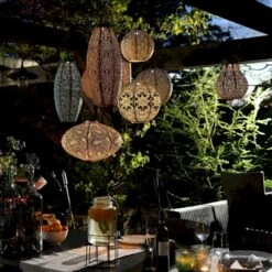 Solcelle Lanterne Ikat Kobber Lumiz Solcelle Lanterne Ikat Rund 30 Cm -Sirius Butik p36354 54302 lumiz solcelle lanterne ikat 6675