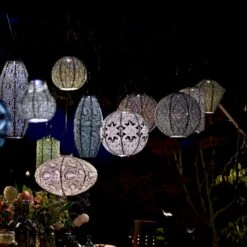 Solcelle Lanterne Ikat Mørkeblå Lumiz Solcelle Lanterne Ikat Rund 30 Cm -Sirius Butik p36366 54325 lumiz solcelle lanterne ikat ca78