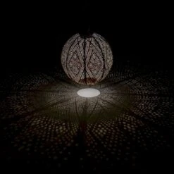 Solcelle Lanterne Ikat Mørkeblå Lumiz Solcelle Lanterne Ikat Rund 30 Cm -Sirius Butik p36366 54326 lumiz solcelle lanterne ikat 150a