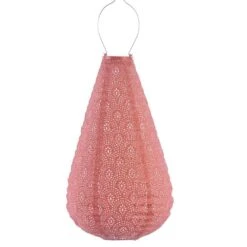 Solcelle Lanterne Fan Orange Lumiz Solcelle Lanterne Fan Drop 28 Cm