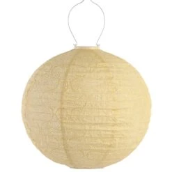 Solcelle Lanterne Tigres Gul Lumiz Solcelle Lanterne Tigres Rund 40 Cm